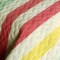 3-Piece Handmade Full/Queen Quilt Set Vermicelli Quilted Patchwork